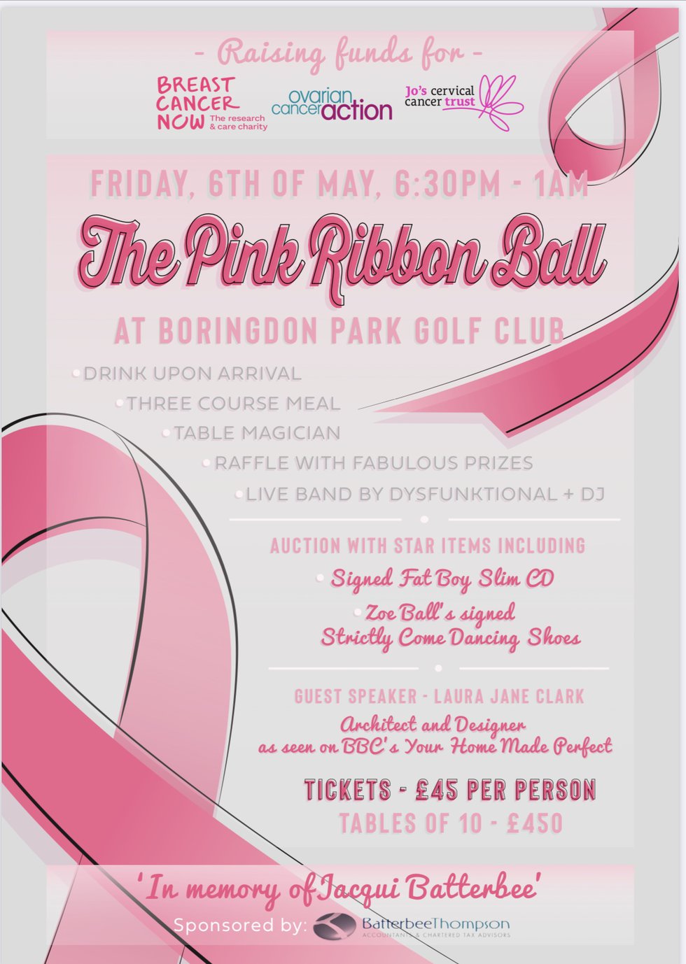 The Pink Ribbon Ball Dartmoor Links
